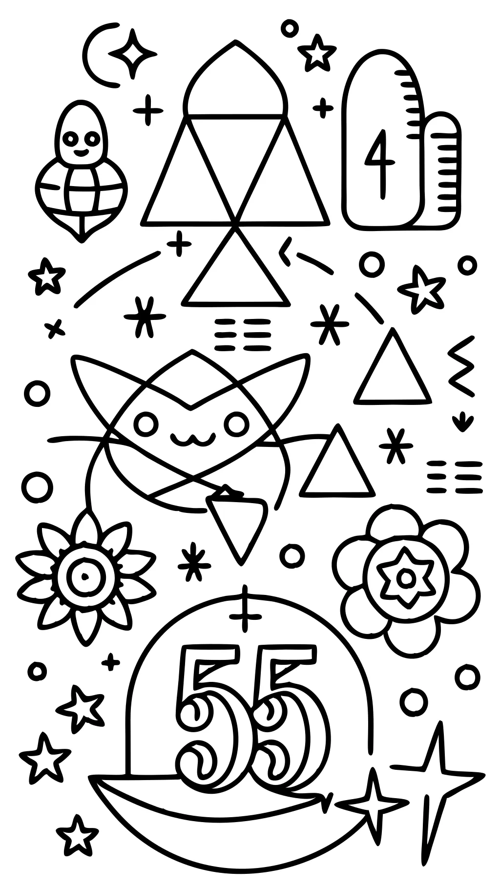 math coloring page